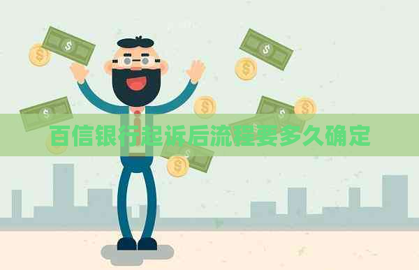 百信银行起诉后流程要多久确定