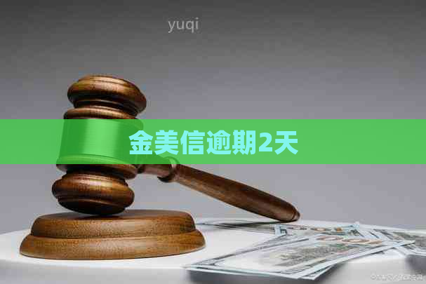 金美信逾期2天