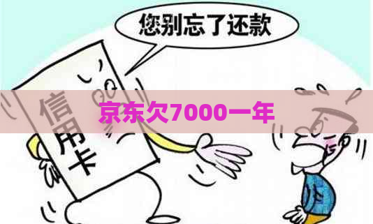 京东欠7000一年
