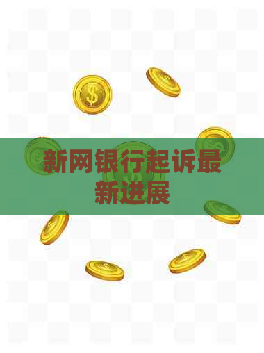 新网银行起诉最新进展
