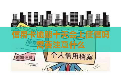 信用卡逾期十天会上吗需要注意什么