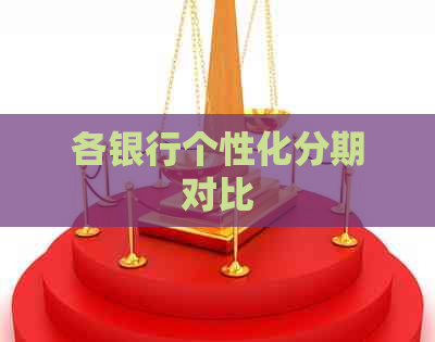 各银行个性化分期对比