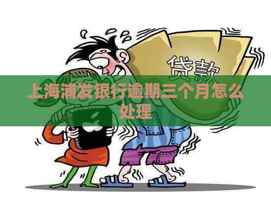 上海浦发银行逾期三个月怎么处理