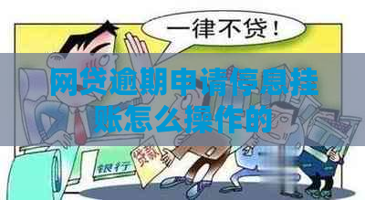 网贷逾期申请停息挂账怎么操作的