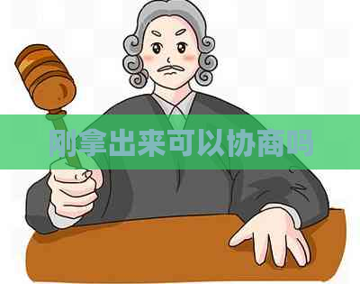 刚拿出来可以协商吗