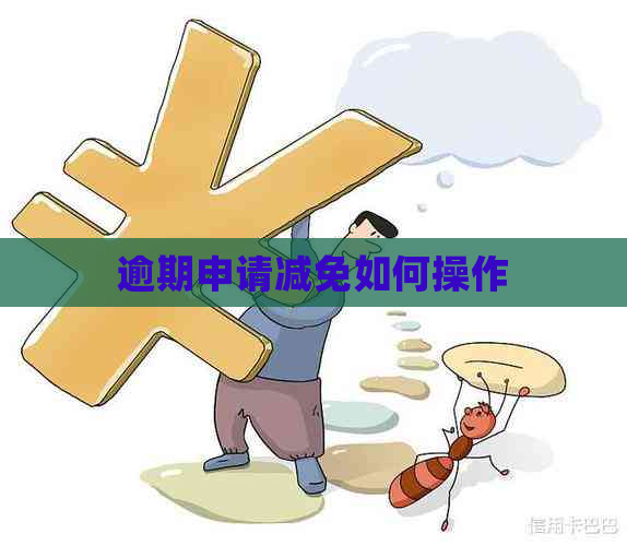 逾期申请减免如何操作