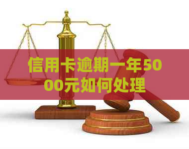 信用卡逾期一年5000元如何处理