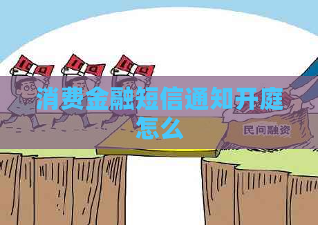 消费金融短信通知开庭怎么