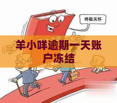 羊小咩逾期一天账户冻结