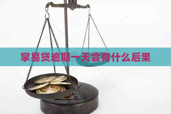 掌易贷逾期一天会有什么后果