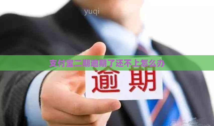 支付宝二期逾期了还不上怎么办