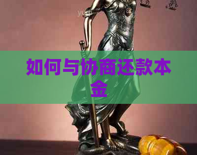 如何与协商还款本金