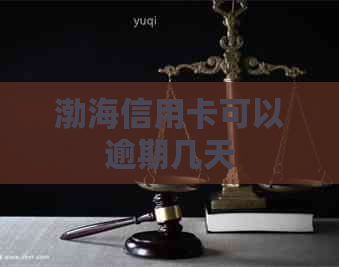 渤海信用卡可以逾期几天
