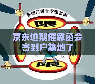 京东逾期催缴函会寄到户籍地了