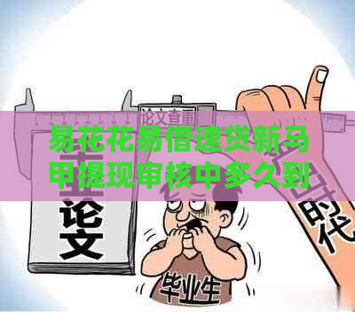 易花花易借速贷新马甲提现审核中多久到账