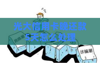 光大信用卡晚还款5天怎么处理