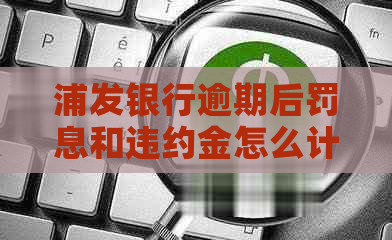浦发银行逾期后罚息和违约金怎么计算