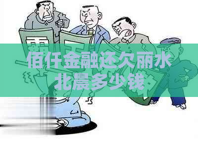 佰仟金融还欠丽水北晨多少钱