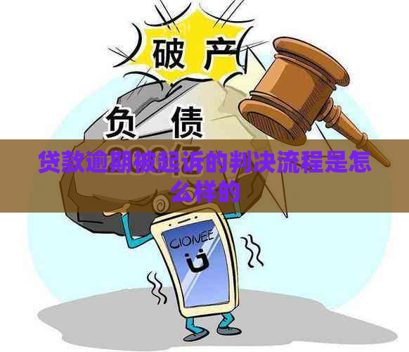 贷款逾期被起诉的判决流程是怎么样的