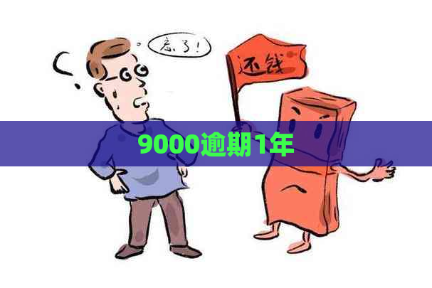 9000逾期1年