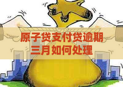 原子贷支付贷逾期三月如何处理
