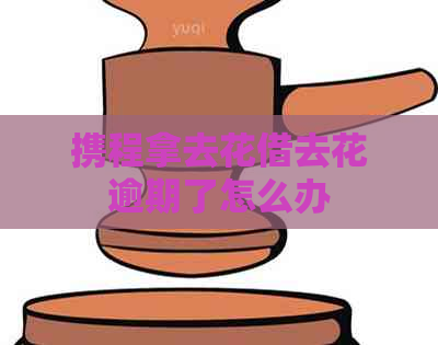 携程拿去花借去花逾期了怎么办
