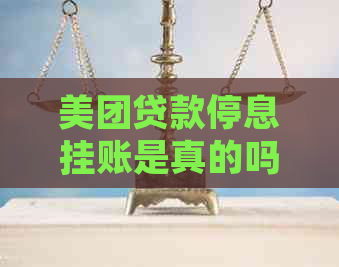 美团贷款停息挂账是真的吗