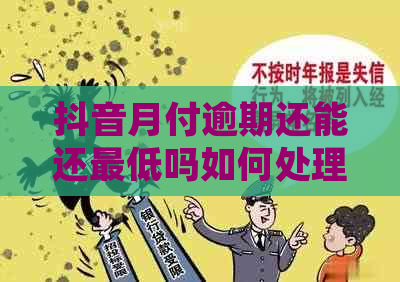 抖音月付逾期还能还更低吗如何处理