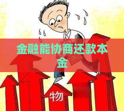 金融能协商还款本金