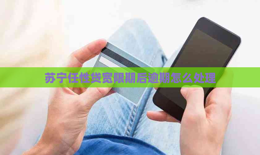 苏宁任性贷宽限期后逾期怎么处理