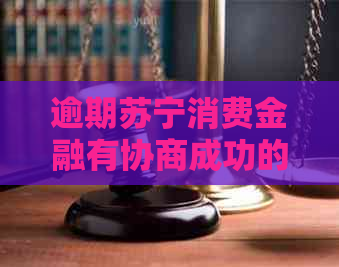 逾期苏宁消费金融有协商成功的方法吗