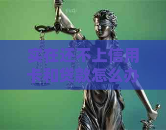 实在还不上信用卡和贷款怎么办