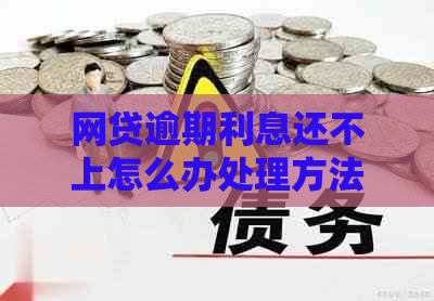 网贷逾期利息还不上怎么办处理方法