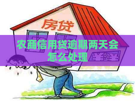 农商信用贷逾期两天会怎么处理