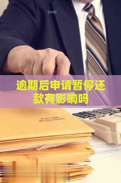逾期后申请暂停还款有影响吗