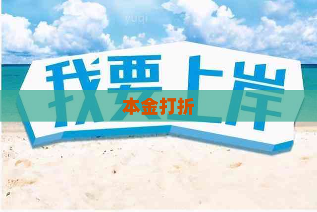本金打折