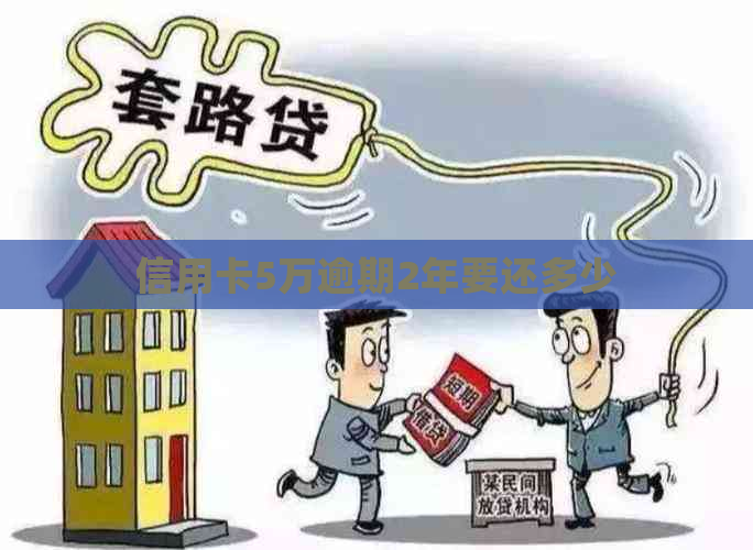 信用卡5万逾期2年要还多少