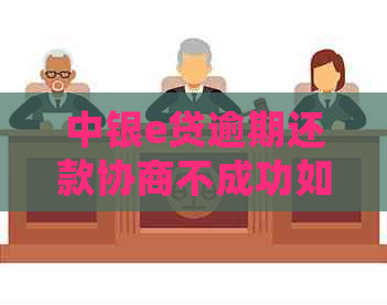 中银e贷逾期还款协商不成功如何处理
