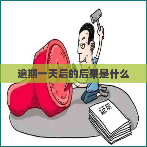 逾期一天后的后果是什么