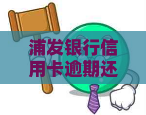 浦发银行信用卡逾期还不上怎么办