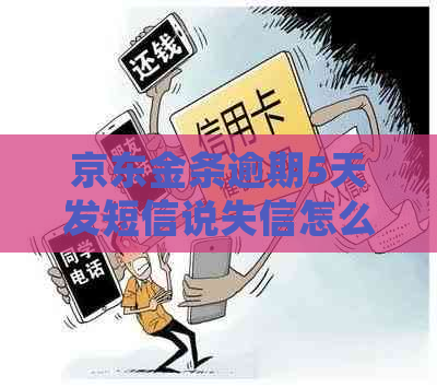 京东金条逾期5天发短信说失信怎么处理