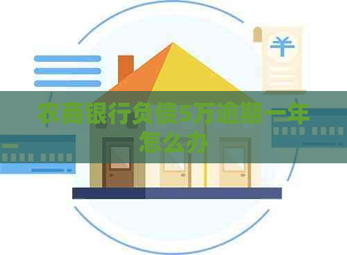 农商银行负债5万逾期一年怎么办