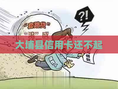 大埔县信用卡还不起