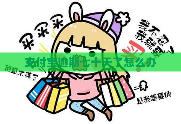 支付宝逾期七十天了怎么办