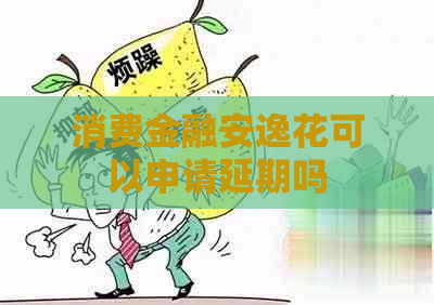 消费金融安逸花可以申请延期吗