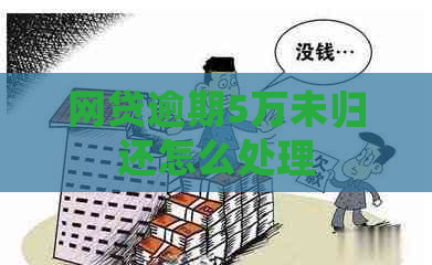网贷逾期5万未归还怎么处理