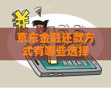 京东金融还款方式有哪些选择