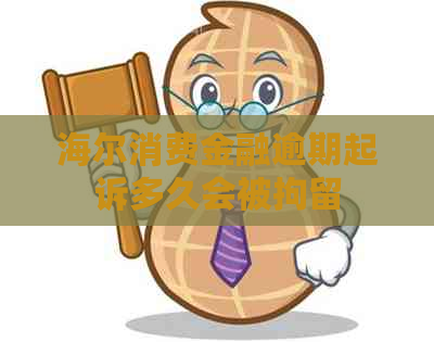 海尔消费金融逾期起诉多久会被拘留