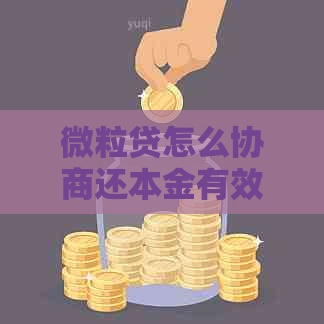 微粒贷怎么协商还本金有效方法