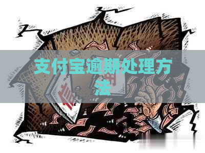 支付宝逾期处理方法